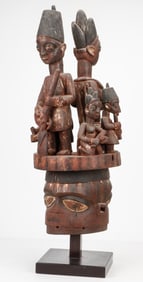 African Yoruba Epa Mask, Nigeria