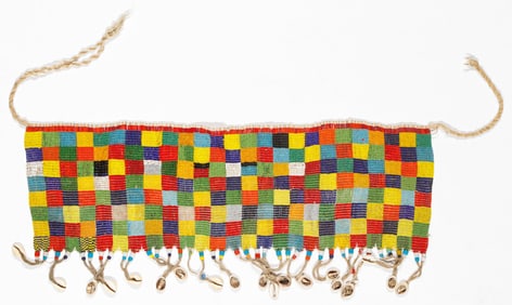 African Kirdi Beaded Cache-Sexe Apron