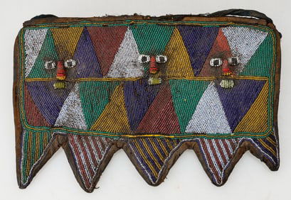 African Yoruba Apo Ileke Ifa Priest's Bag, Nigeria