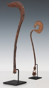 2 Kirdi Dance Implements, Eastern Nigeria/Cameroon, Published