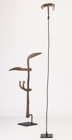 2 African Iron Implements