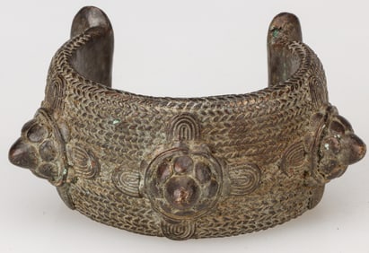 African Bobo Bronze Currency Bracelet, Burkina Faso/Mali, Ca. 1900