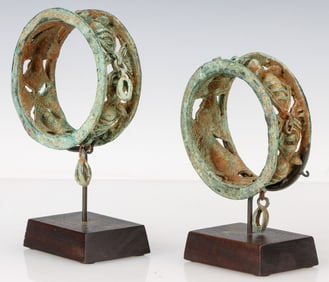 2 African Yoruba Ogboni Bracelets, Nigeria