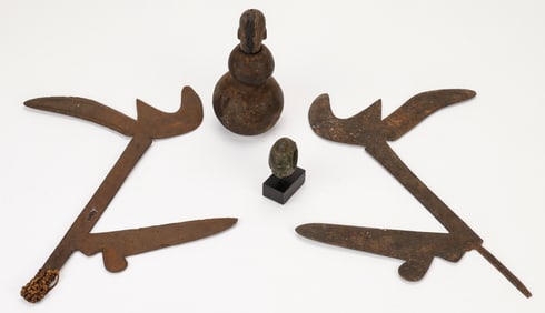 Collector's Lot of 4 African Objects