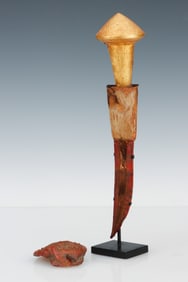 Baule Ceremonial Knife, Ivory Coast, Late 19th-Early 20th C.