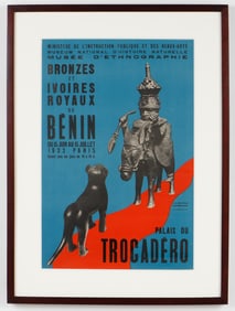 Vintage French Exhibition Poster