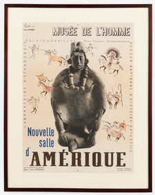 Vintage French Exhibition Poster