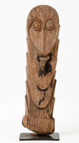 Sepik River Ceremonial Post, Konmei Village, Korewori River, Papua New Guinea