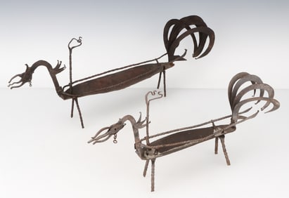 2 Indonesian Besihung Tooth Blackening Dishes, Sumatra