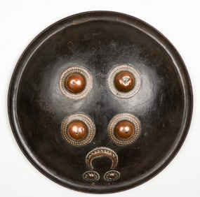 Antique Indian Dhal Shield, 19th C.