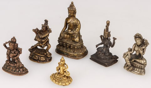 6 Southeast Asian Bronzes