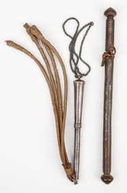 Tibetan Pen Case and Flail Scepter
