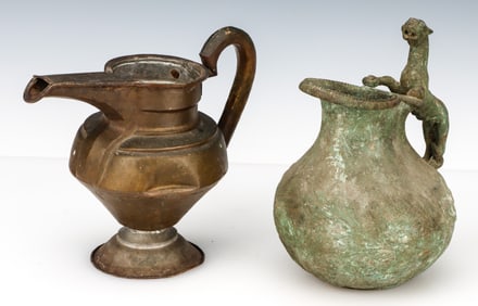 2 Antique Ewer Vessels
