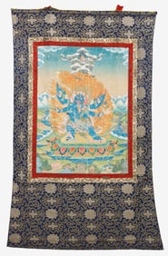 Tibetan Thangka of Vajrakileya