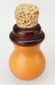 Antique Chinese Gourd Cricket Cage
