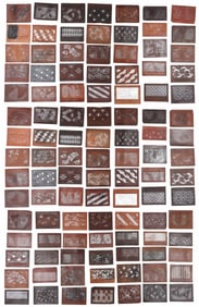 105 Japanese Katagami Kimono Stencils