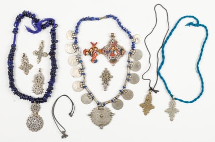 11 Ethiopian Necklaces and Pendants
