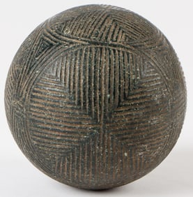 Taino Pre-Columbian Complex Stone "Gaming Ball"