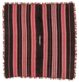 Exceptional Sica Sica Alpaca Poncho, Mid 18th C., 5'8" x 6'0"