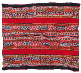 Quechua Llic'lla Ceremonial Woman's Mantle, Cusco Region, Second Half 20th C.