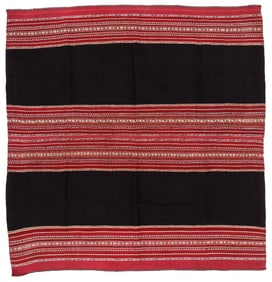 Aymara Ceremonial Awayo Woman's Mantle, Sica Sica Region, Prov. of Aroma, La Paz, Late 19th C.