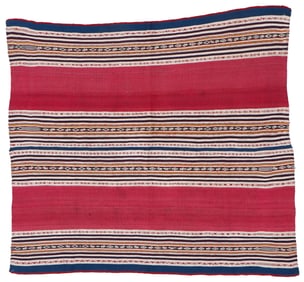 Aymara Ceremonial Awayo Woman's Mantle, Pacajes, Dept. of La Paz, Late 19th C.