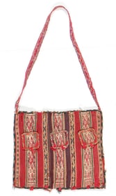 Ch'uspa Men's Ceremonial Coca Bag, Dept. of Cochabamba, 19th C.