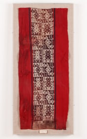 Chiribaya Mantle Fragment, South Coast, 1300-1550 ce.