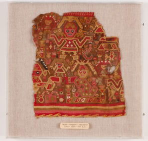 Very Fine Chimu Tapestry Fragment, Central Coast, c. 1200-1450 ce.