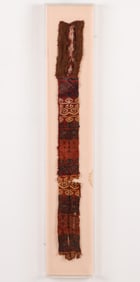 Rare Nazca or Matias Culture Tunic Center Strip, South Coast, C. 100-500 ce.