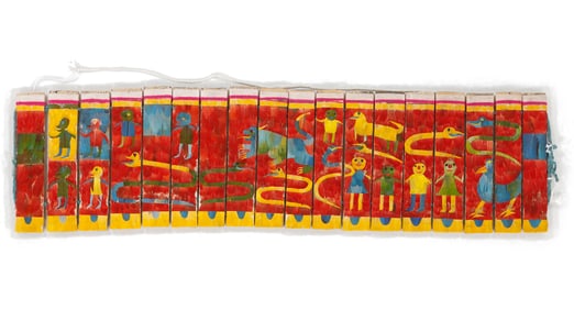 Chakana, Aymara Feather Mosaic, Dept. of La Paz, 20th C.