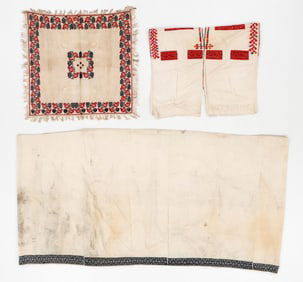 3 Antique Guatemalan Textiles, 3'3'' x 6'7''