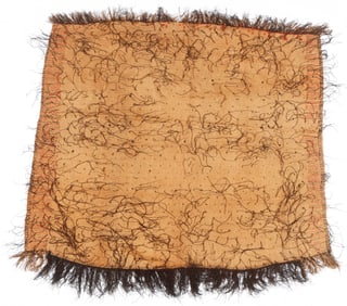 Korowai Maori Cloak, New Zealand, 19th C., 3'10'' x 4'10''