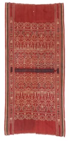Ritual Ikat Textile, Malaysia, Late 19th C., 3'1'' x 6'11''