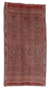 Ritual Ikat Textile, Malaysia, Late 19th C., 4'3'' x 8'3''