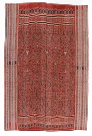 Ritual Ikat Textile, Malaysia, Early 20th C., 5'4'' x 8'2''