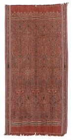 Ritual Ikat Textile, Malaysia, Late 19th/Early 20th C., 3'10'' x 7'11''