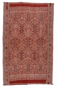 Ritual Ikat Textile, Malaysia, Late 19th/Early 20th C., 4'9'' x 7'9''
