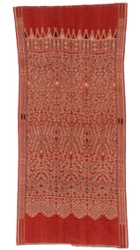 Ritual Ikat Textile, Malaysia, 19th C., 3'5'' x 7'2''