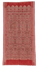 Ritual Ikat Textile, Malaysia, Late 19th C., 3'3'' x 6'6''