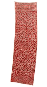 Ritual Textile, Malaysia, Early 20th C., 0'11'' x 3'4''