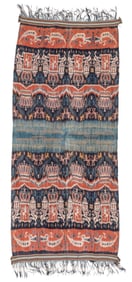 Royal Sumba Ikat Hinggi, Indonesia, Early/Mid 20th C., 3'4'' x 7'11''