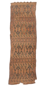 Tika Ceremonial Woven Mat, West Timor, Indonesia, 19th C., 4'0'' x 1'3''