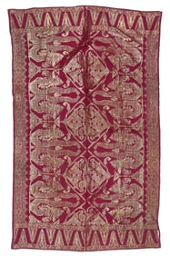 Kemben Balinese Cloth, Indonesia, Early 20th C., 3'2'' x 5'4''