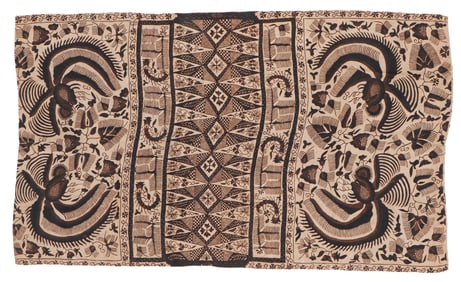 Woman's Silk Skirt Cloth, Indonesia, Early 20th C., 3'0'' x 5'2''
