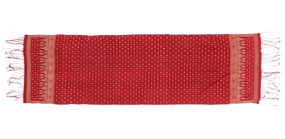 Antique Woman's Silk Breast or Waist Cloth, Bali, 1'6'' x 5'6''