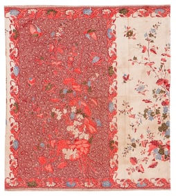 Signed Batik Belanda Tubular Skirt, Indonesia, Early 20th C., 3'1'' x 3'5''