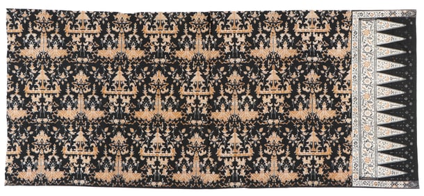 Antique Batik Keraton, Indonesia, 7'11'' x 3'5''