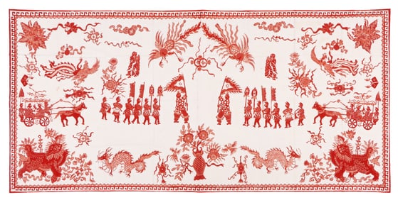 Chinese Wedding Procession Batik, Indonesia