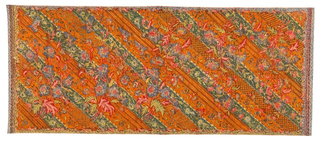 Signed Tjoa Siang Gwan Tiga Negeri Batik, Indonesia, Mid/Late 20th C., 3'4'' x 8'0''